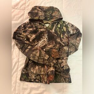 Mossy oak camo zip up jacket